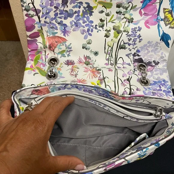 INC Floral and Butterfly print handbag - Picture 9 of 9